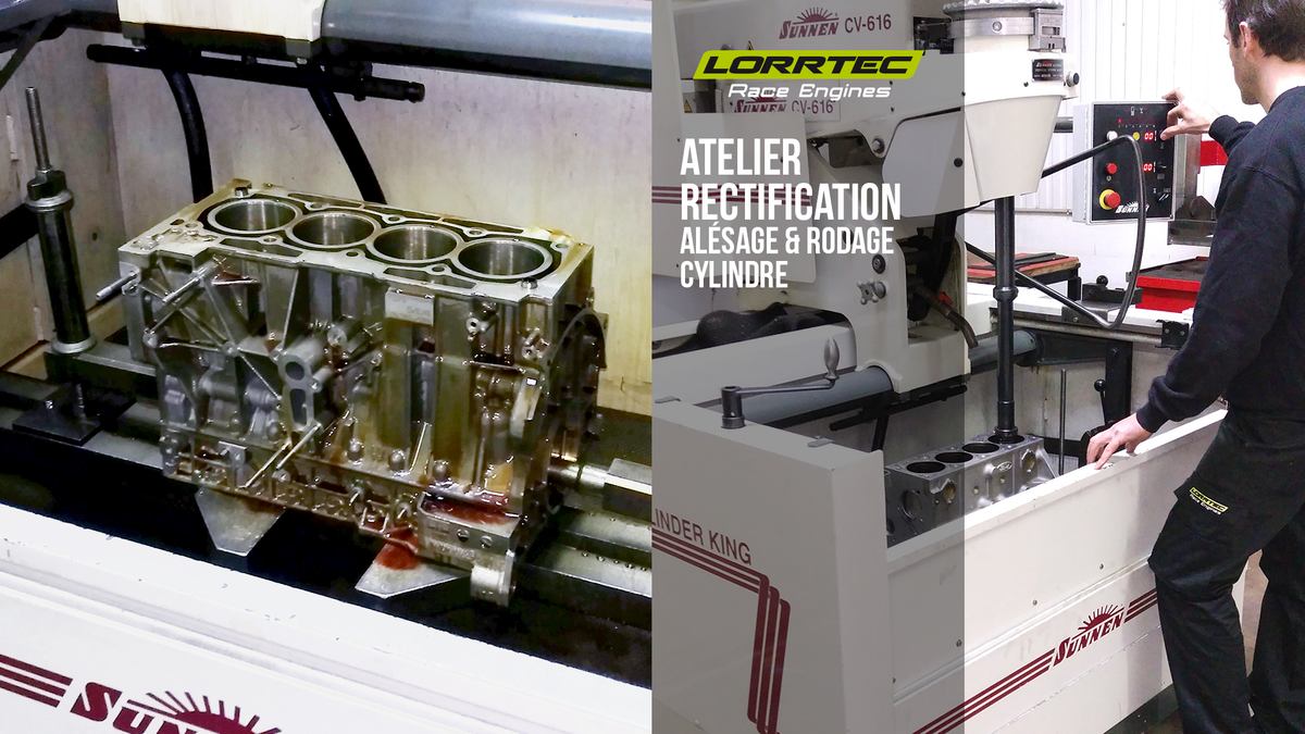 alésage et rodage des cylindres