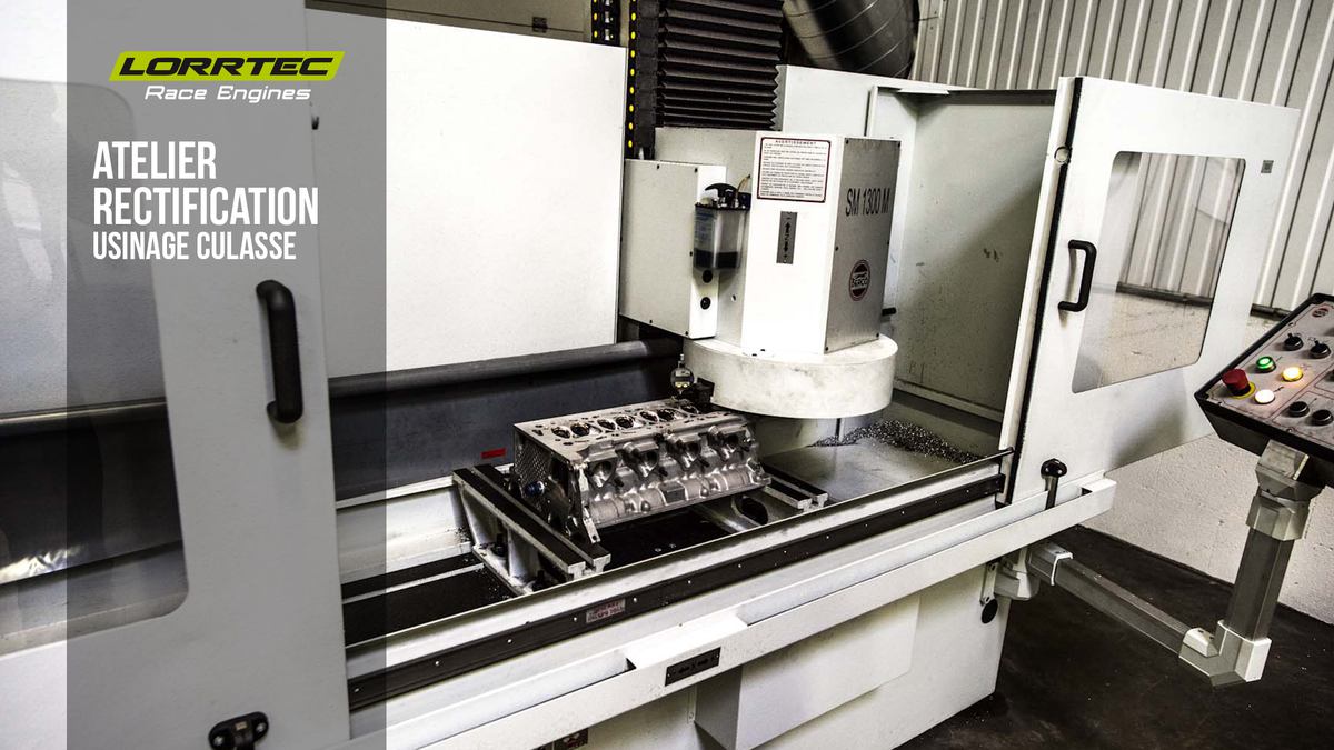 rectification et usinage d'une culasses